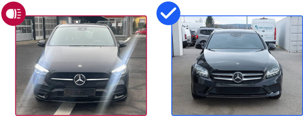 8 Mistakes to Avoid When Photographing Dealership Inventory - Headlights